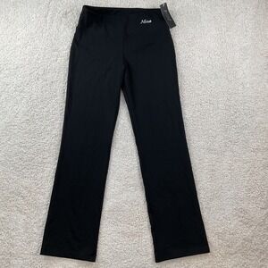 Nirlon Women Black High Waisted Yoga Pants Activewear Leggings Size‎ M NWT